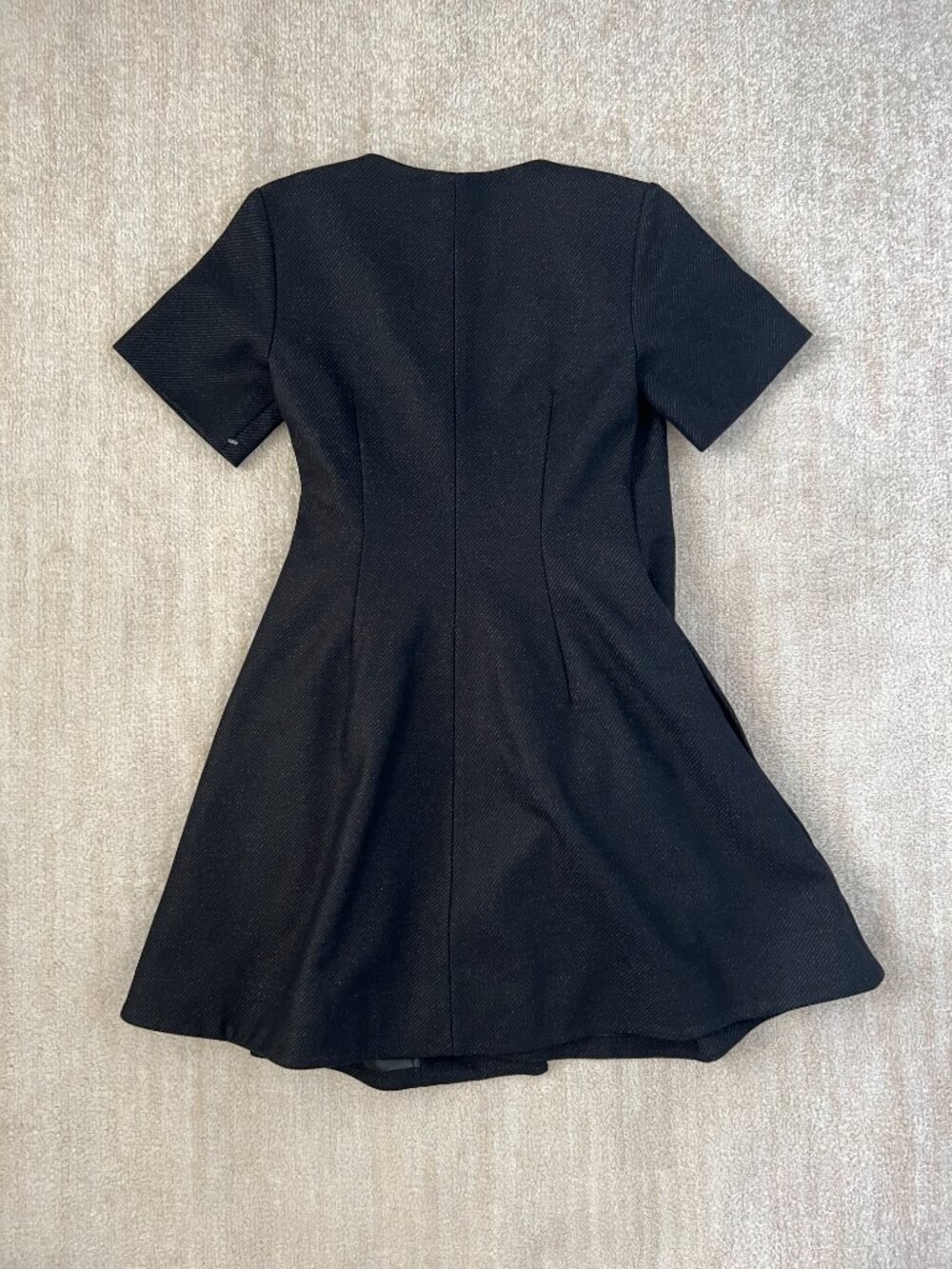 COS Wool Tie Up Wrap Office Academia Dress With Pockets 4 - Picture 4 of 10